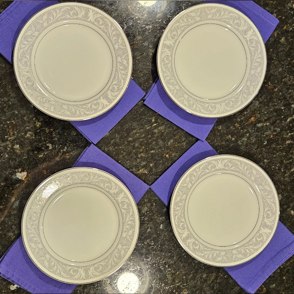4 (Set) Bread & Butter Imperial China W Dalton #5671 